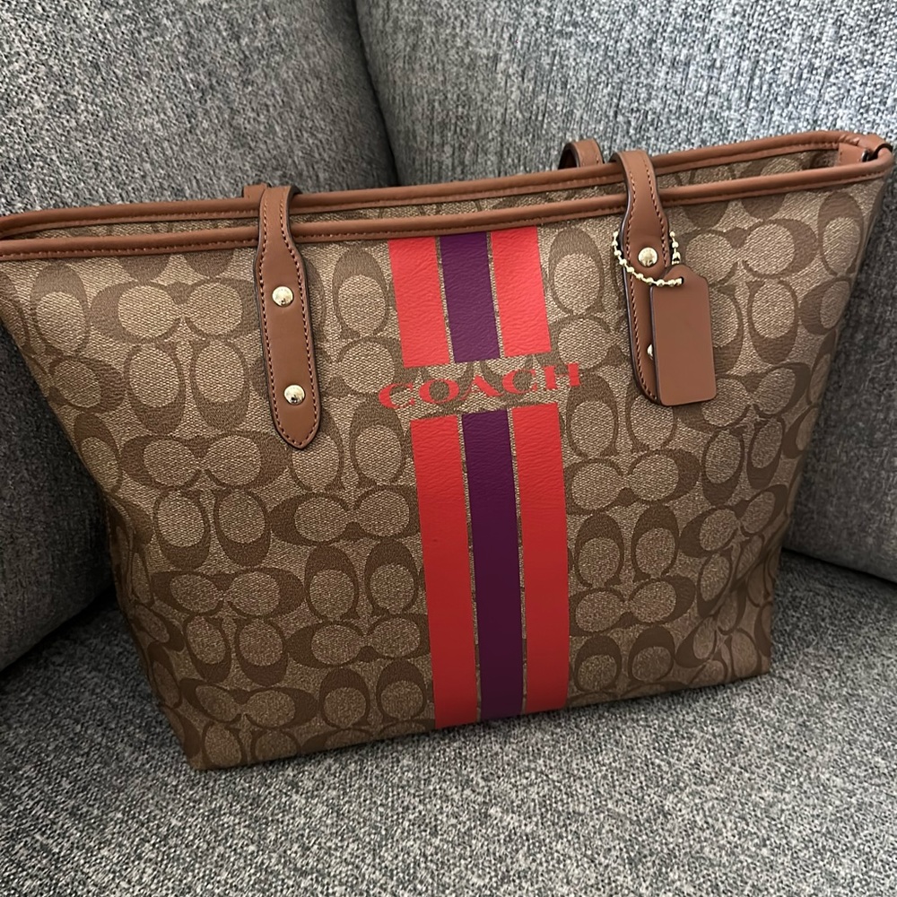 Coach Monogram Tote Bag